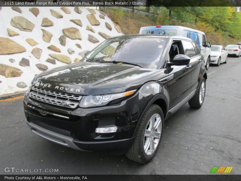 Barolo Black Metallic / Ebony 2015 Land Rover Range Rover Evoque Pure Plus