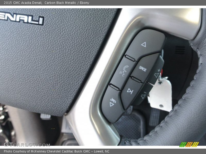 Carbon Black Metallic / Ebony 2015 GMC Acadia Denali