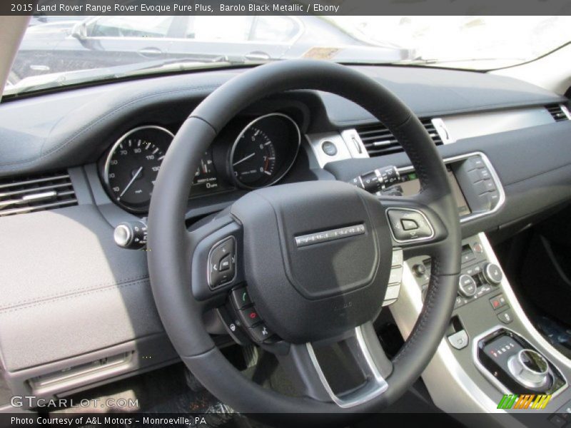Barolo Black Metallic / Ebony 2015 Land Rover Range Rover Evoque Pure Plus