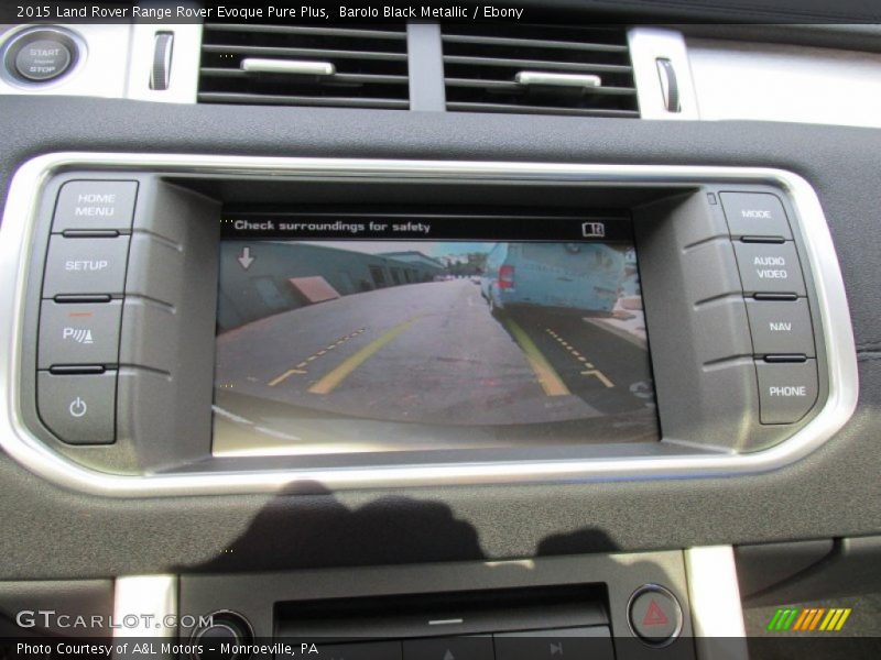 Barolo Black Metallic / Ebony 2015 Land Rover Range Rover Evoque Pure Plus