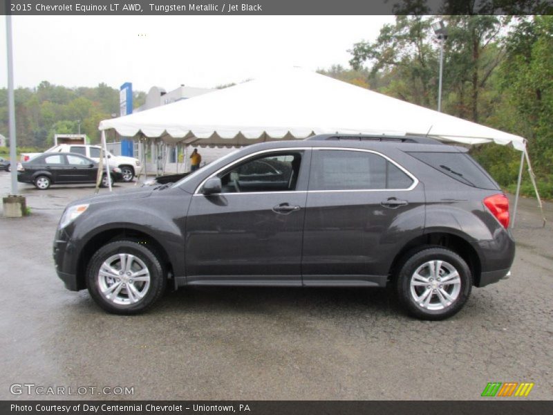 Tungsten Metallic / Jet Black 2015 Chevrolet Equinox LT AWD