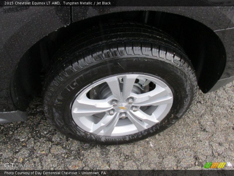 Tungsten Metallic / Jet Black 2015 Chevrolet Equinox LT AWD