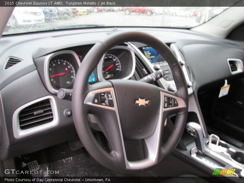 Tungsten Metallic / Jet Black 2015 Chevrolet Equinox LT AWD