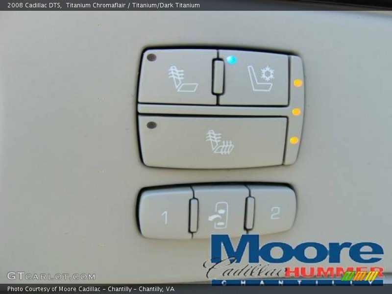 Titanium Chromaflair / Titanium/Dark Titanium 2008 Cadillac DTS