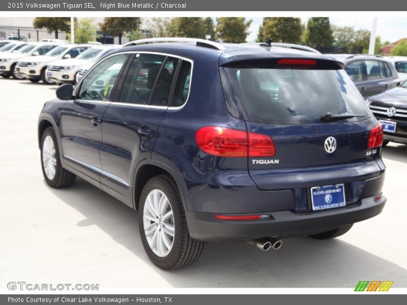 Night Blue Metallic / Charcoal 2015 Volkswagen Tiguan SEL