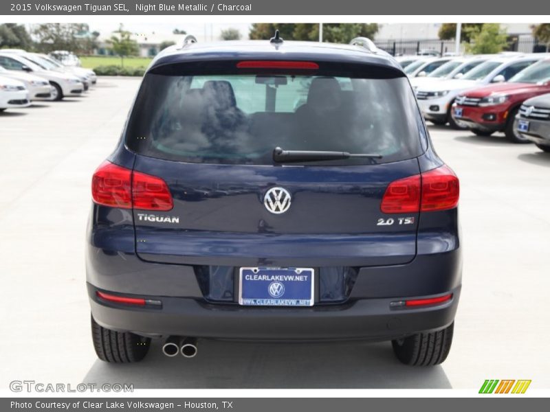 Night Blue Metallic / Charcoal 2015 Volkswagen Tiguan SEL