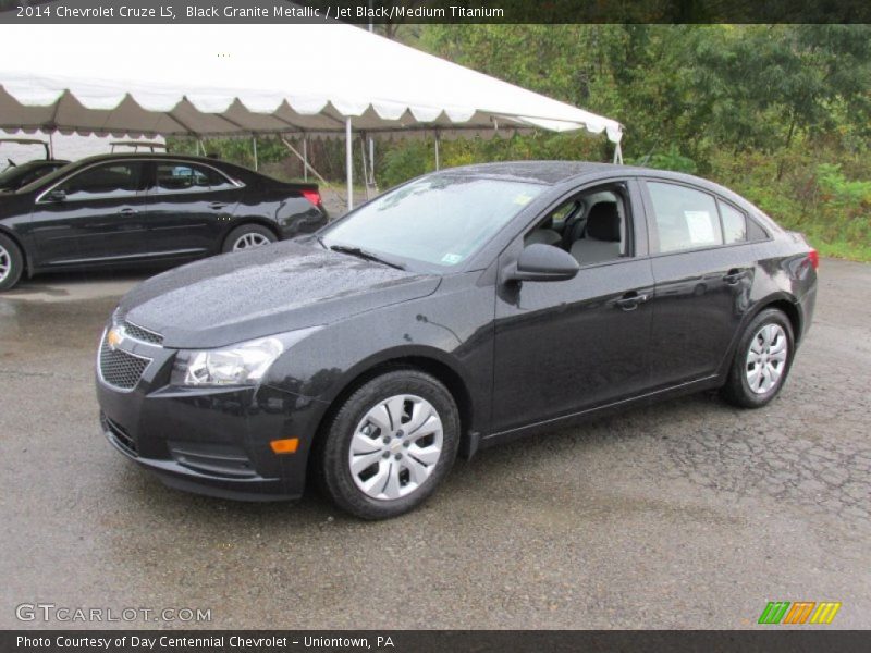 Black Granite Metallic / Jet Black/Medium Titanium 2014 Chevrolet Cruze LS