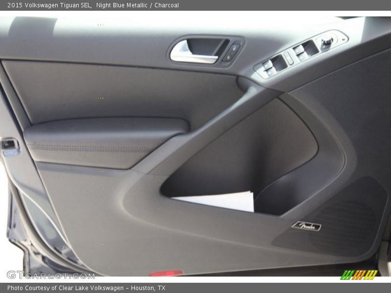 Night Blue Metallic / Charcoal 2015 Volkswagen Tiguan SEL