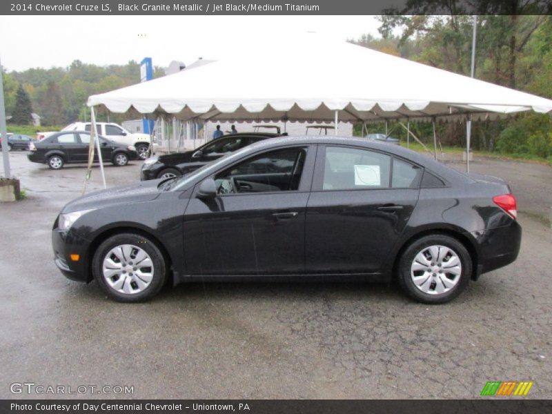 Black Granite Metallic / Jet Black/Medium Titanium 2014 Chevrolet Cruze LS