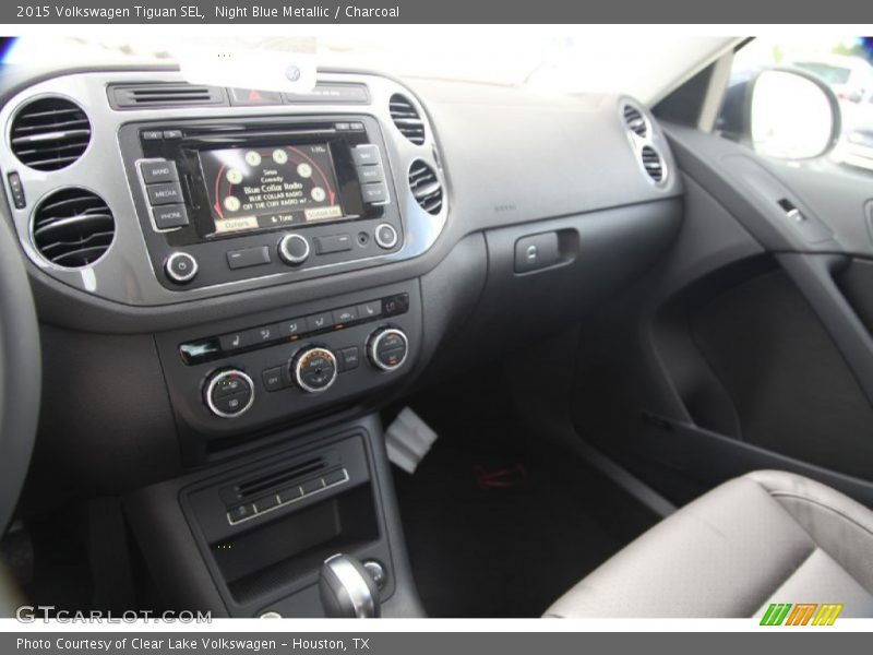 Night Blue Metallic / Charcoal 2015 Volkswagen Tiguan SEL