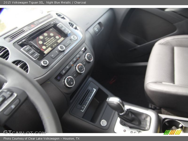 Night Blue Metallic / Charcoal 2015 Volkswagen Tiguan SEL