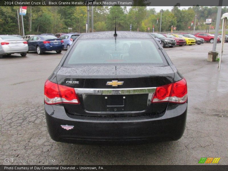 Black Granite Metallic / Jet Black/Medium Titanium 2014 Chevrolet Cruze LS