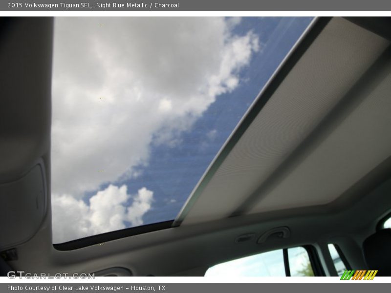 Night Blue Metallic / Charcoal 2015 Volkswagen Tiguan SEL