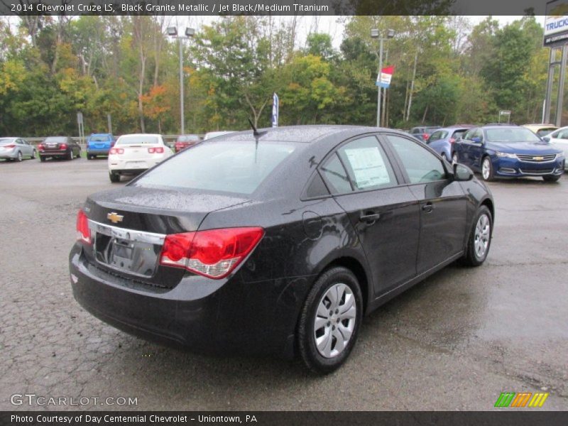 Black Granite Metallic / Jet Black/Medium Titanium 2014 Chevrolet Cruze LS