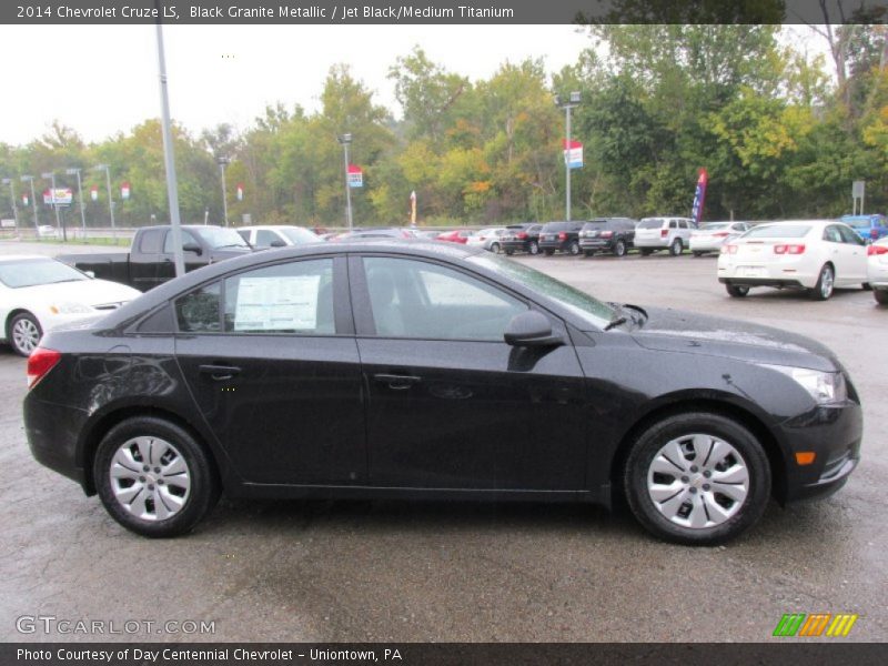 Black Granite Metallic / Jet Black/Medium Titanium 2014 Chevrolet Cruze LS