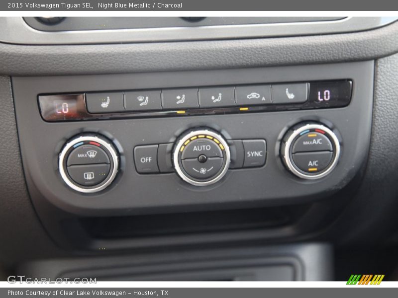 Night Blue Metallic / Charcoal 2015 Volkswagen Tiguan SEL