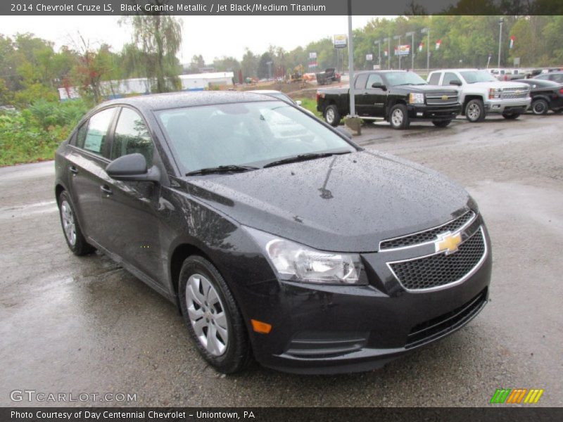 Black Granite Metallic / Jet Black/Medium Titanium 2014 Chevrolet Cruze LS