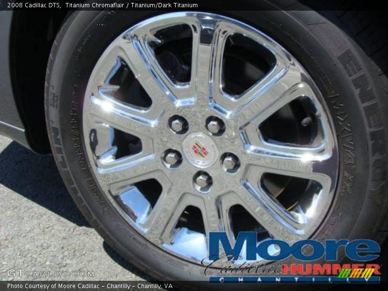 Titanium Chromaflair / Titanium/Dark Titanium 2008 Cadillac DTS