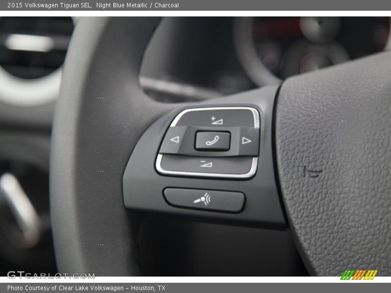 Night Blue Metallic / Charcoal 2015 Volkswagen Tiguan SEL