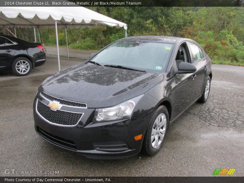 Black Granite Metallic / Jet Black/Medium Titanium 2014 Chevrolet Cruze LS