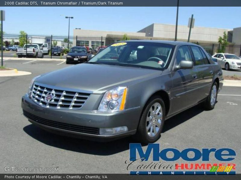 Titanium Chromaflair / Titanium/Dark Titanium 2008 Cadillac DTS