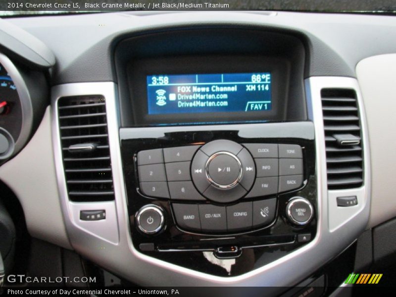 Black Granite Metallic / Jet Black/Medium Titanium 2014 Chevrolet Cruze LS