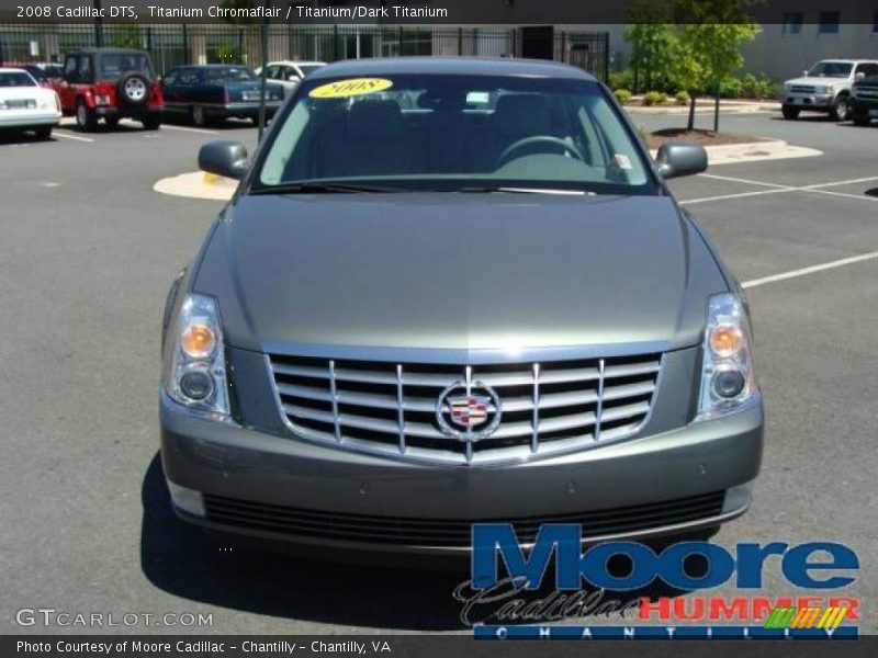 Titanium Chromaflair / Titanium/Dark Titanium 2008 Cadillac DTS