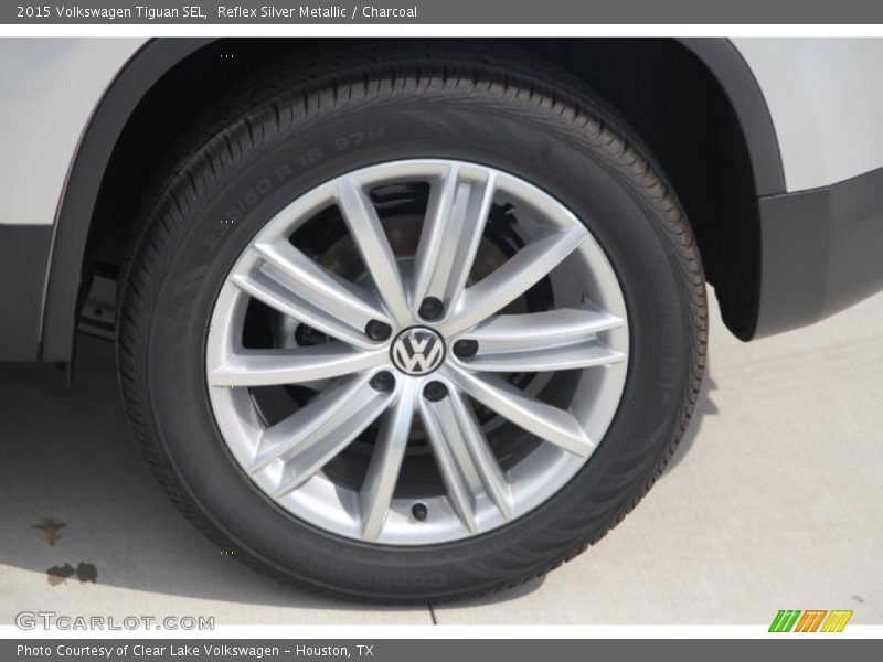 Reflex Silver Metallic / Charcoal 2015 Volkswagen Tiguan SEL