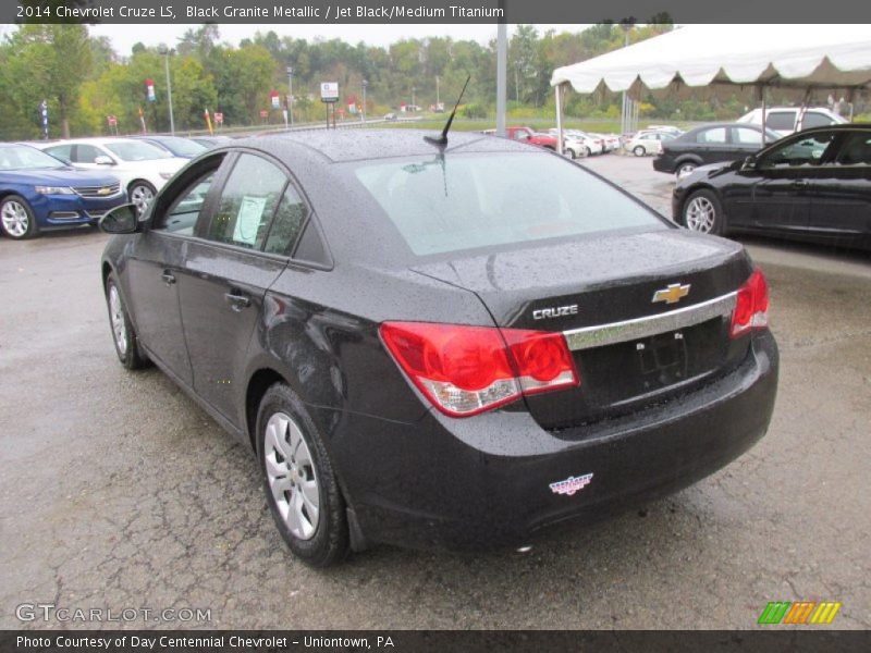 Black Granite Metallic / Jet Black/Medium Titanium 2014 Chevrolet Cruze LS