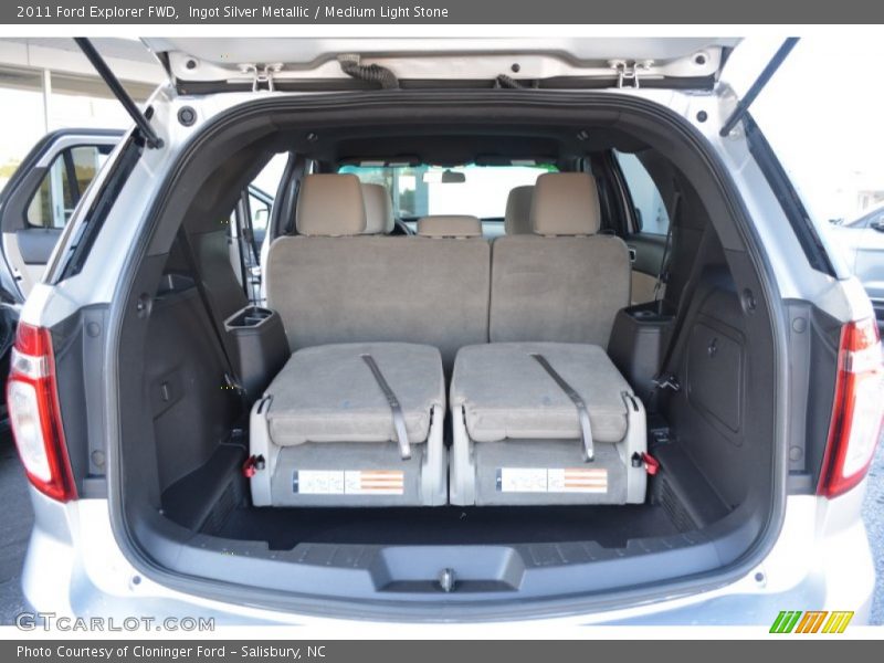 Ingot Silver Metallic / Medium Light Stone 2011 Ford Explorer FWD