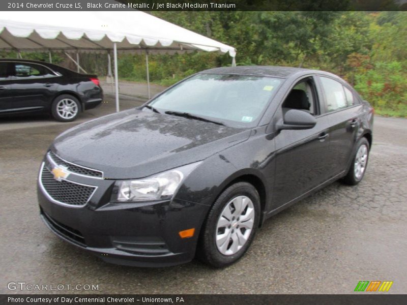 Black Granite Metallic / Jet Black/Medium Titanium 2014 Chevrolet Cruze LS