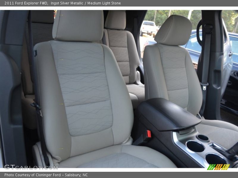 Ingot Silver Metallic / Medium Light Stone 2011 Ford Explorer FWD