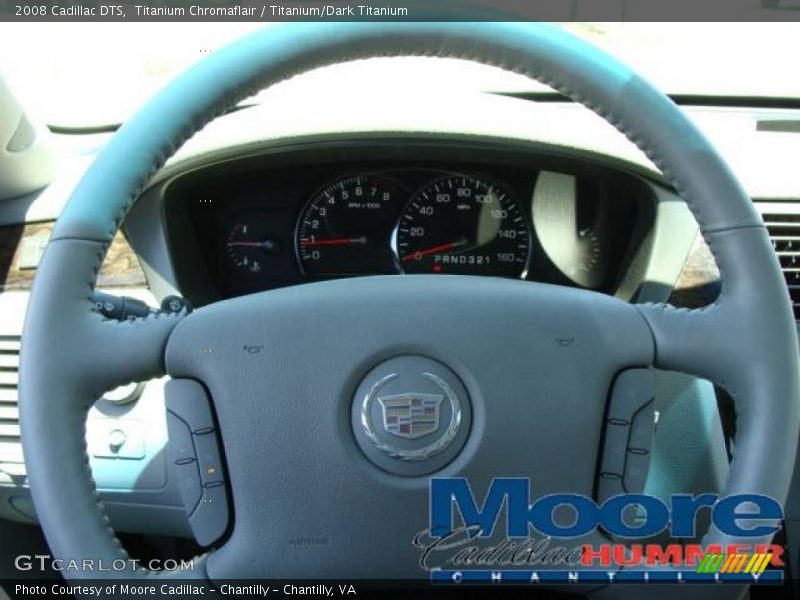 Titanium Chromaflair / Titanium/Dark Titanium 2008 Cadillac DTS