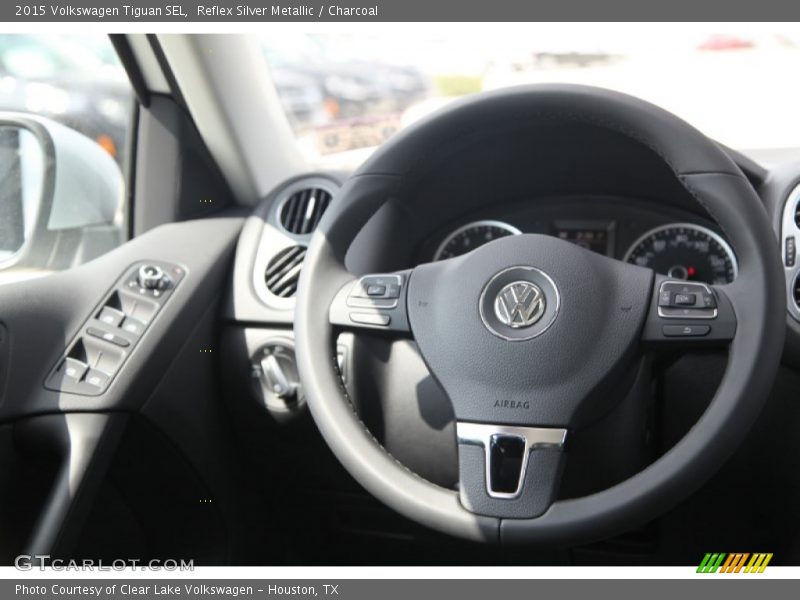 Reflex Silver Metallic / Charcoal 2015 Volkswagen Tiguan SEL