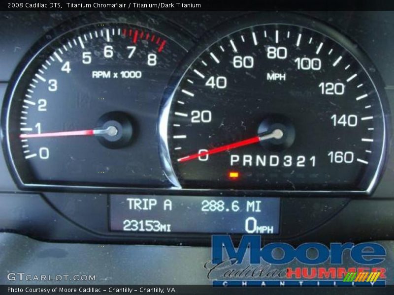Titanium Chromaflair / Titanium/Dark Titanium 2008 Cadillac DTS