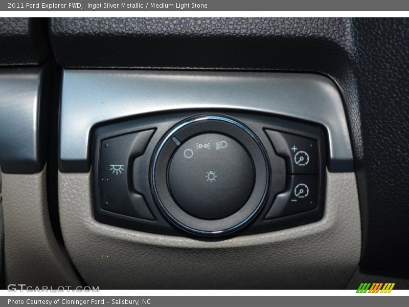 Ingot Silver Metallic / Medium Light Stone 2011 Ford Explorer FWD