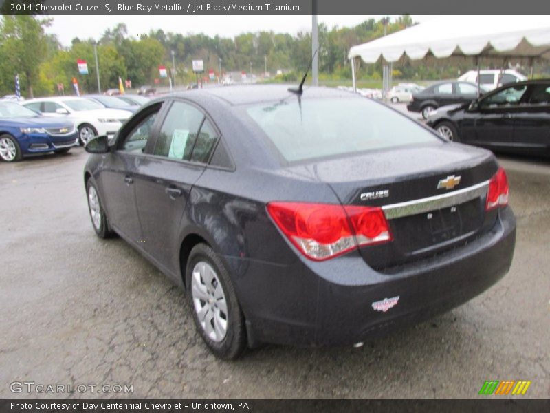 Blue Ray Metallic / Jet Black/Medium Titanium 2014 Chevrolet Cruze LS