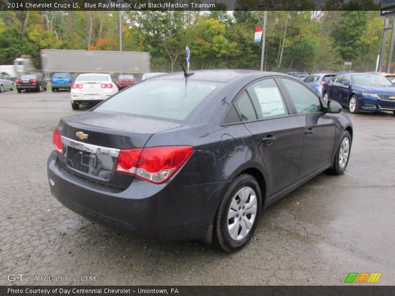 Blue Ray Metallic / Jet Black/Medium Titanium 2014 Chevrolet Cruze LS