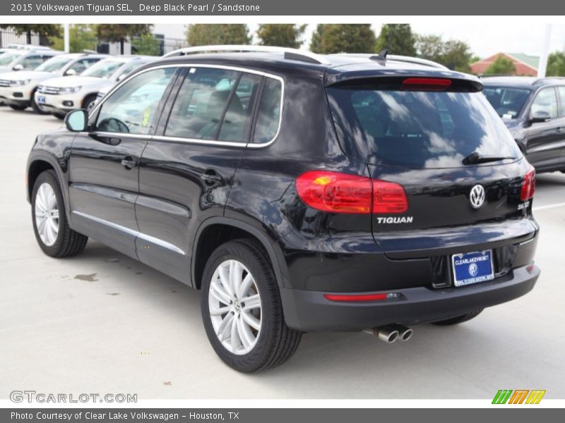 Deep Black Pearl / Sandstone 2015 Volkswagen Tiguan SEL