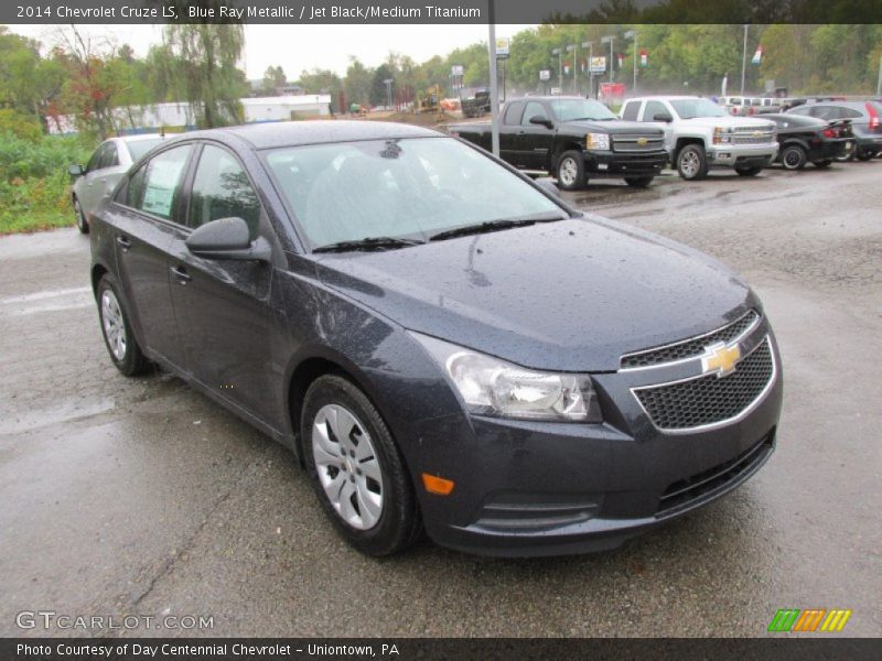Blue Ray Metallic / Jet Black/Medium Titanium 2014 Chevrolet Cruze LS