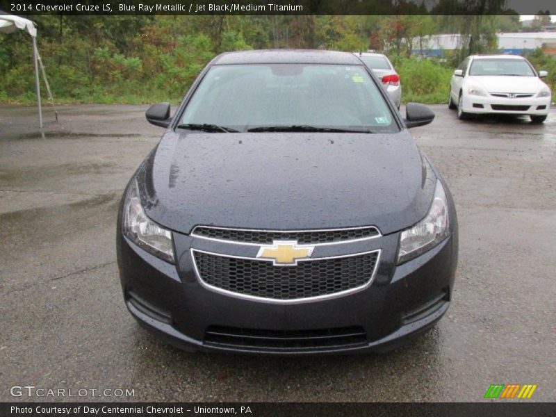 Blue Ray Metallic / Jet Black/Medium Titanium 2014 Chevrolet Cruze LS