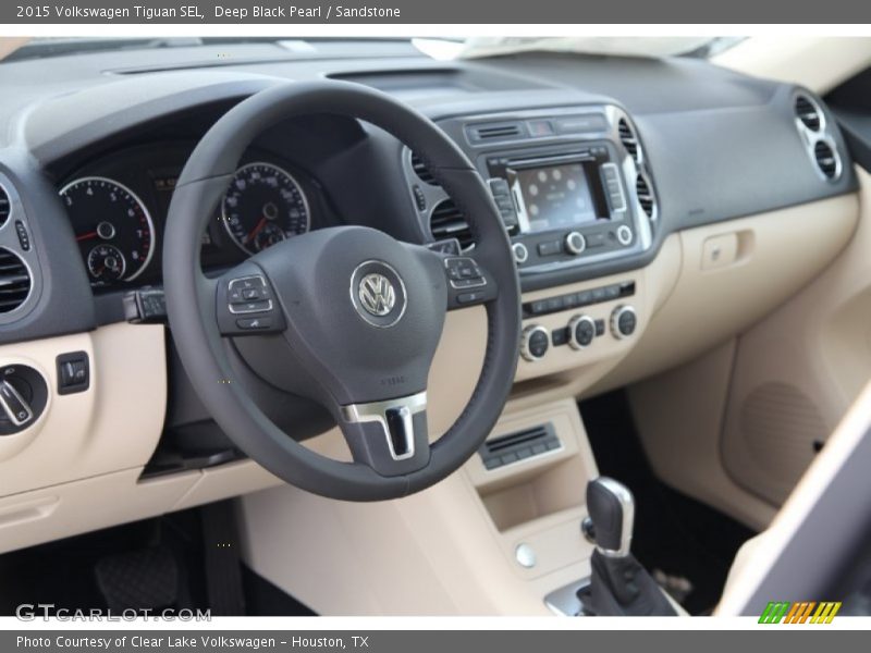 Dashboard of 2015 Tiguan SEL