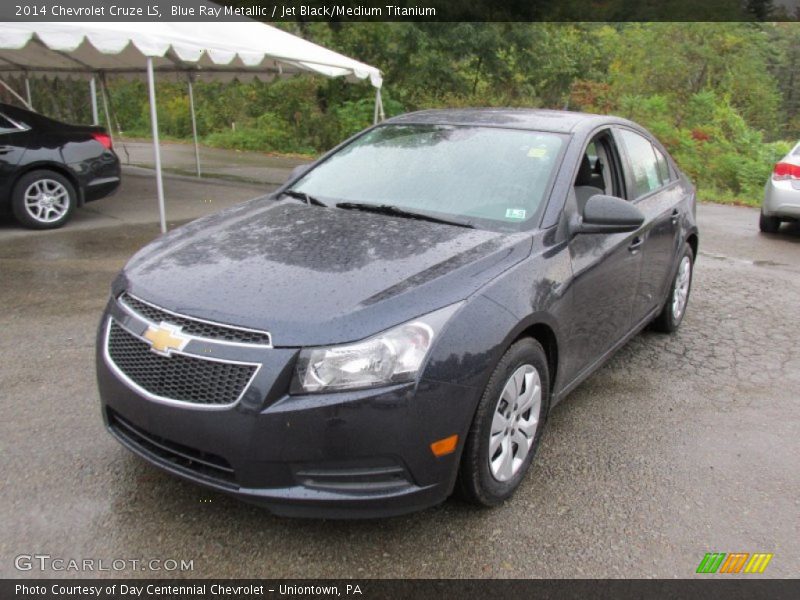 Blue Ray Metallic / Jet Black/Medium Titanium 2014 Chevrolet Cruze LS