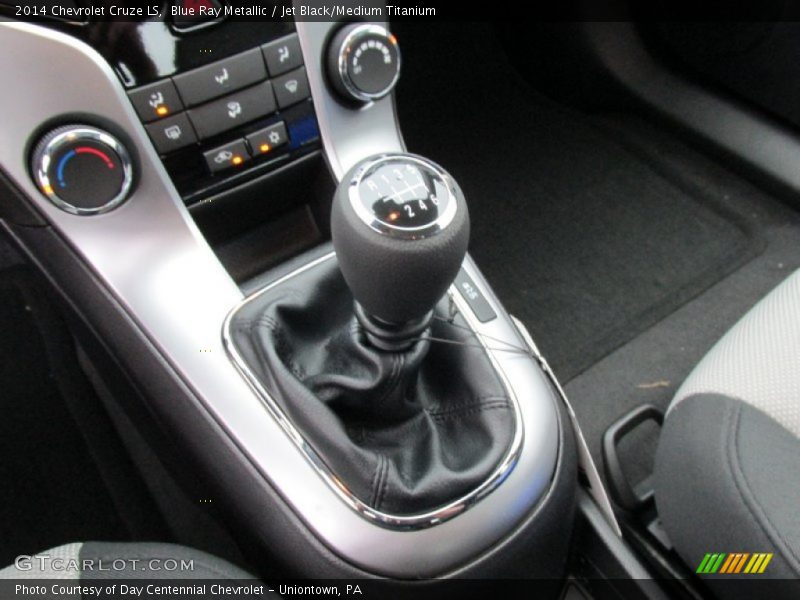 Blue Ray Metallic / Jet Black/Medium Titanium 2014 Chevrolet Cruze LS