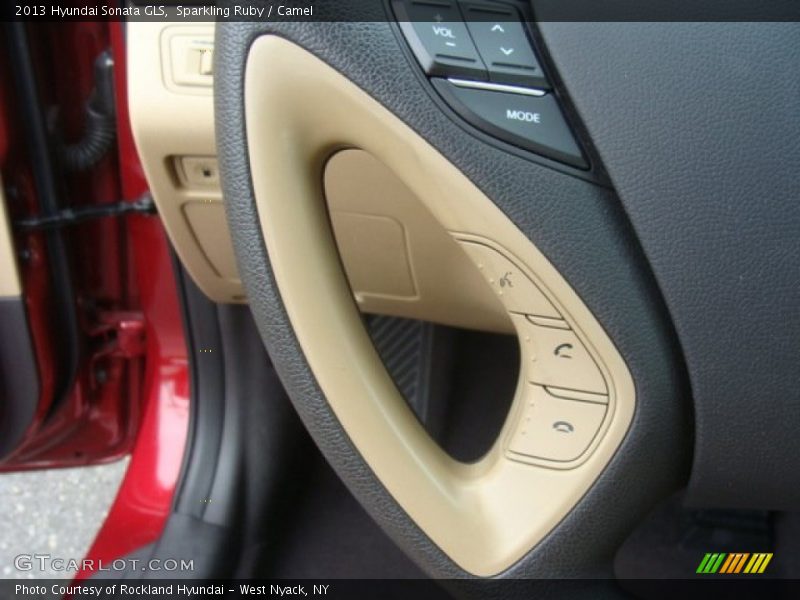 Sparkling Ruby / Camel 2013 Hyundai Sonata GLS