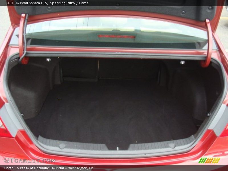 Sparkling Ruby / Camel 2013 Hyundai Sonata GLS