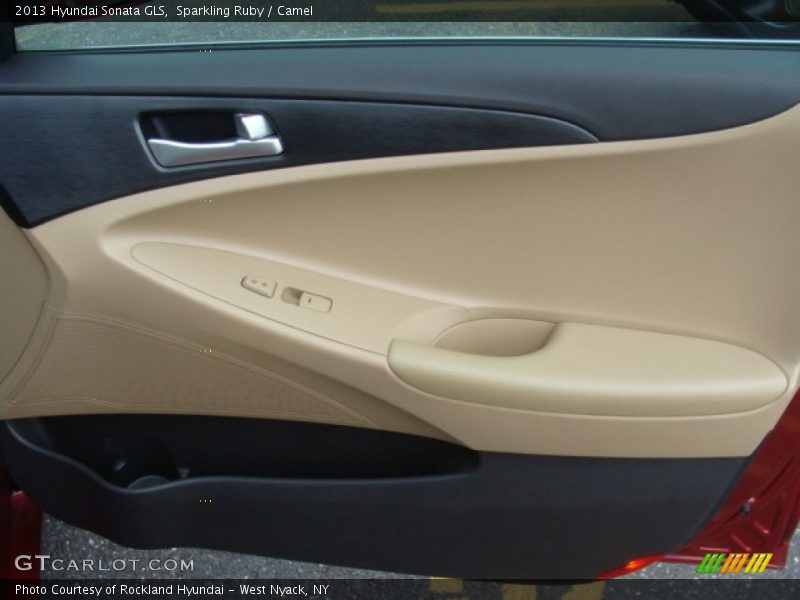 Sparkling Ruby / Camel 2013 Hyundai Sonata GLS