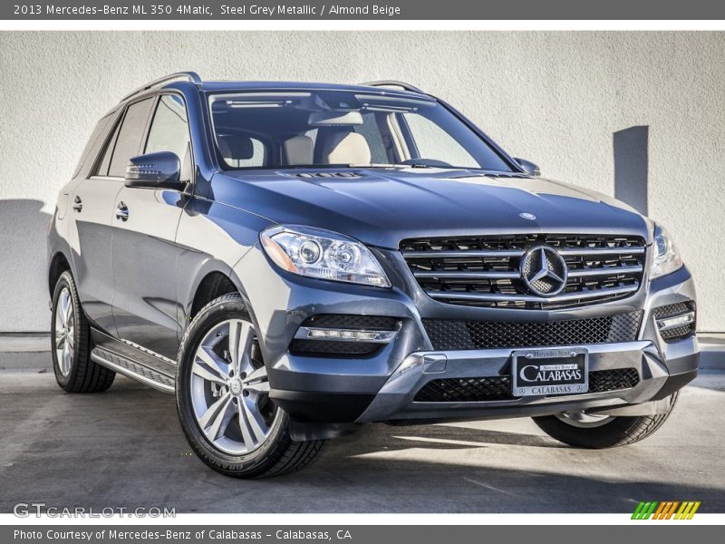 Steel Grey Metallic / Almond Beige 2013 Mercedes-Benz ML 350 4Matic