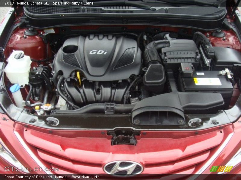 Sparkling Ruby / Camel 2013 Hyundai Sonata GLS