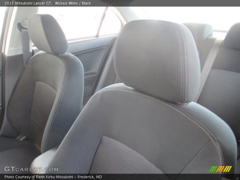 Wicked White / Black 2015 Mitsubishi Lancer GT
